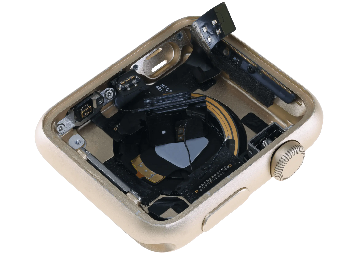 Housing Assembly Compatible For Watch Series 1 (42MM) (Used OEM Pull: Grade A) (Cellular Version) (Aluminum / Gold)