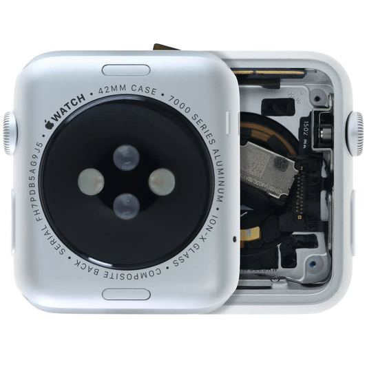 Housing Assembly Compatible For Watch Series 1 (42MM) (Used OEM Pull: Grade A) (Cellular Version) (Aluminum / Silver)
