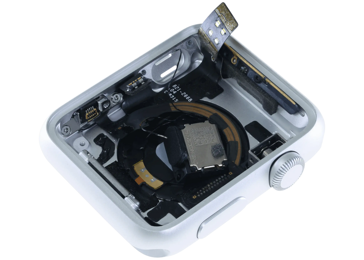 Housing Assembly Compatible For Watch Series 1 (42MM) (Used OEM Pull: Grade A) (Cellular Version) (Aluminum / Silver)