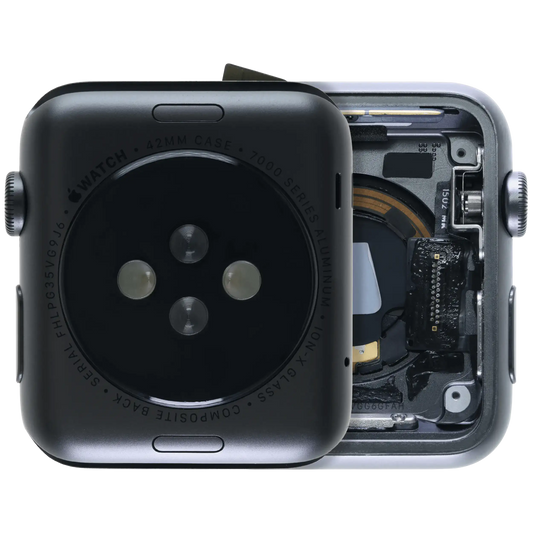Housing Assembly Compatible For Watch Series 1 (42MM) (Used OEM Pull: Grade A) (Cellular Version) (Aluminum / Space Black)