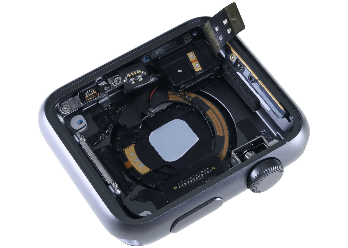 Housing Assembly Compatible For Watch Series 1 (42MM) (Used OEM Pull: Grade A) (Cellular Version) (Aluminum / Space Black)