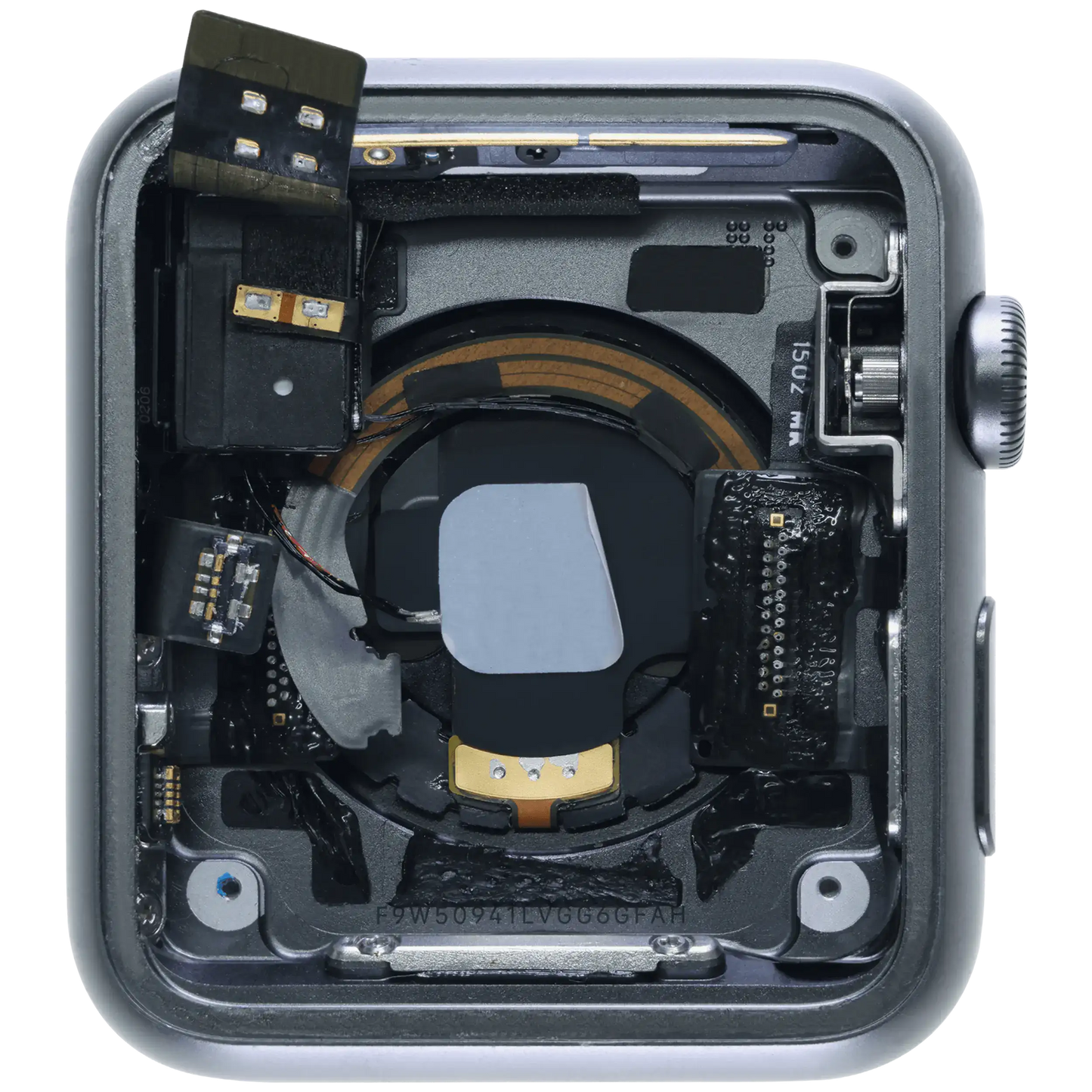 Housing Assembly Compatible For Watch Series 1 (42MM) (Used OEM Pull: Grade A) (Cellular Version) (Aluminum / Space Black)