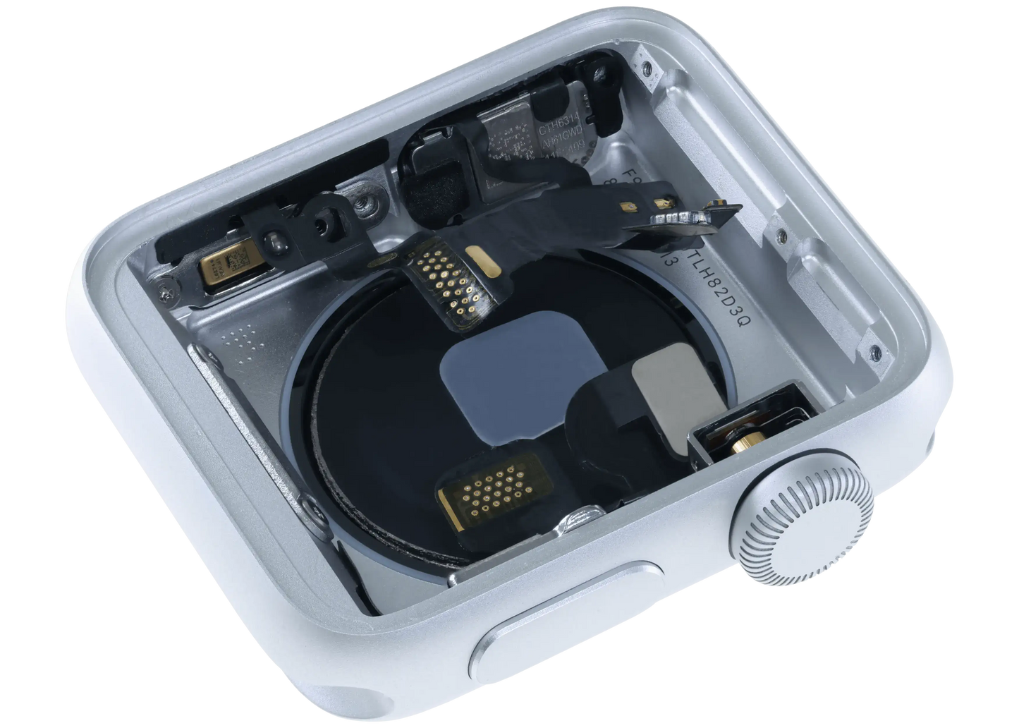Housing Assembly Compatible For Watch Series 2 (38MM) (Used OEM Pull: Grade A) (Cellular Version) (Aluminum / Silver)