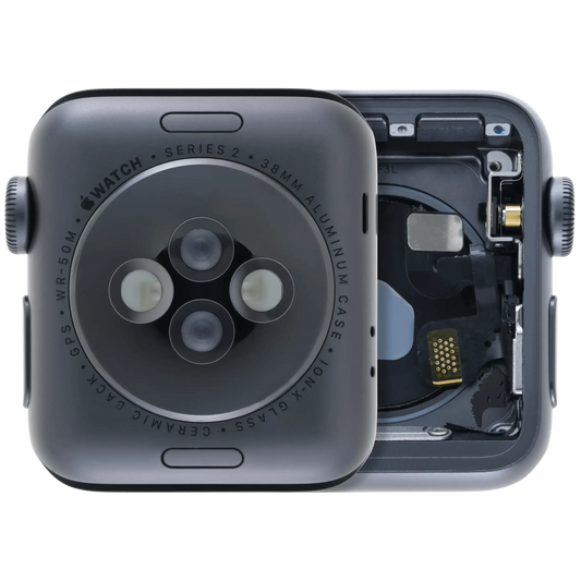Housing Assembly Compatible For Watch Series 2 (38MM) (Used OEM Pull: Grade A) (Cellular Version) (Aluminum / Space Black)