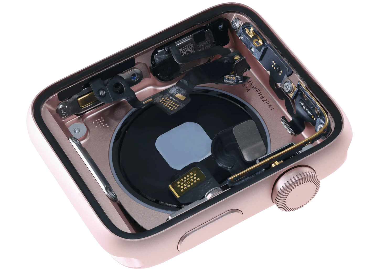 Housing Assembly Compatible For Watch Series 2 (42MM) (Used OEM Pull: Grade A) (Cellular Version) (Aluminum / Rose Gold)