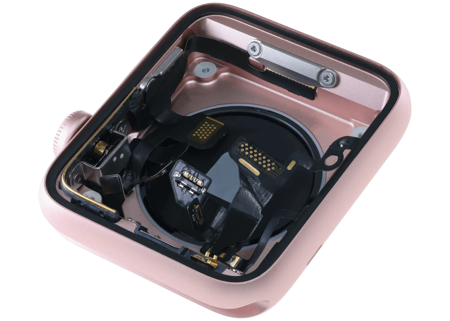 Housing Assembly Compatible For Watch Series 2 (42MM) (Used OEM Pull: Grade A) (Cellular Version) (Aluminum / Rose Gold)