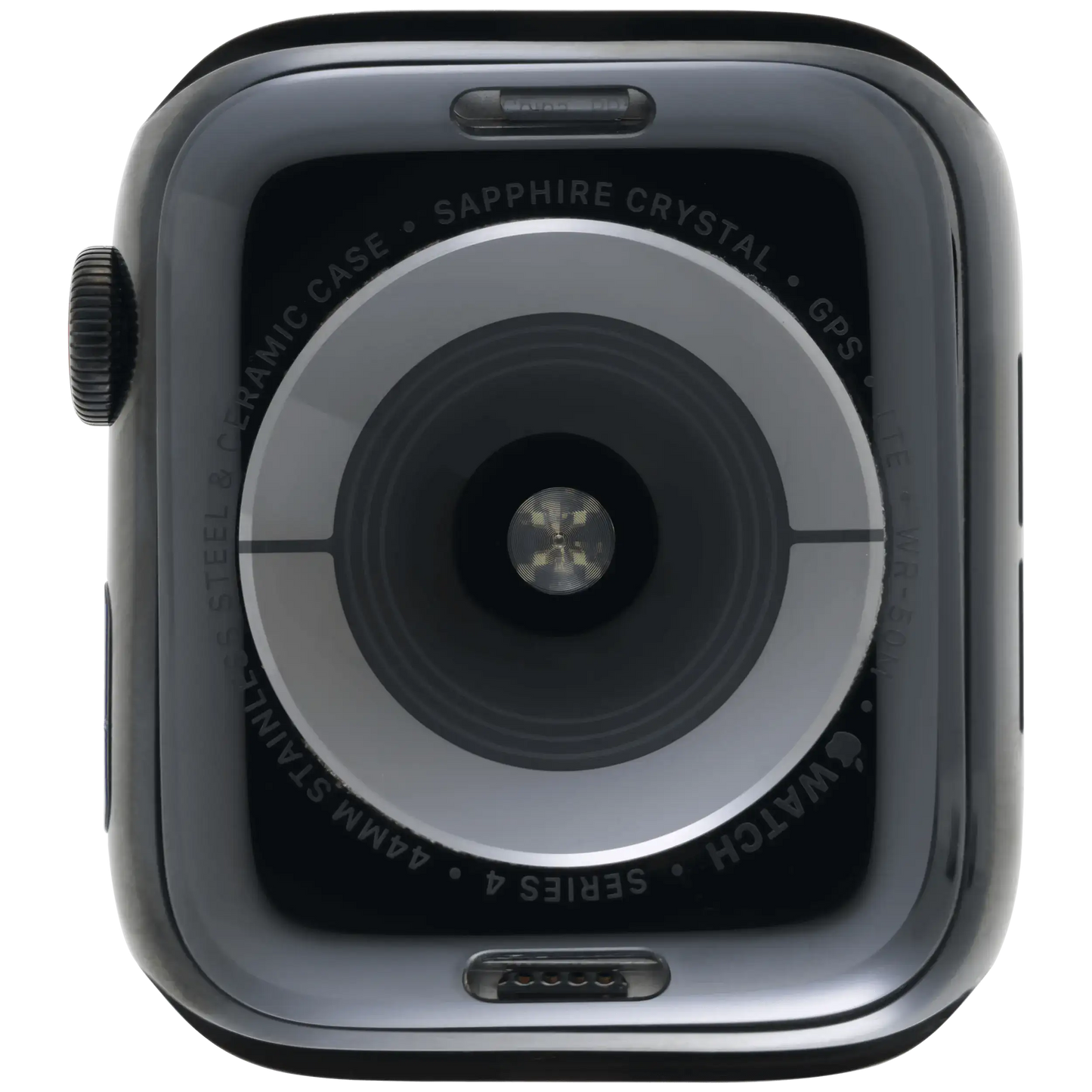 Housing Assembly Compatible For Watch Series 4 (44MM) (Used OEM Pull: Grade A) (Stainless / Space Black)