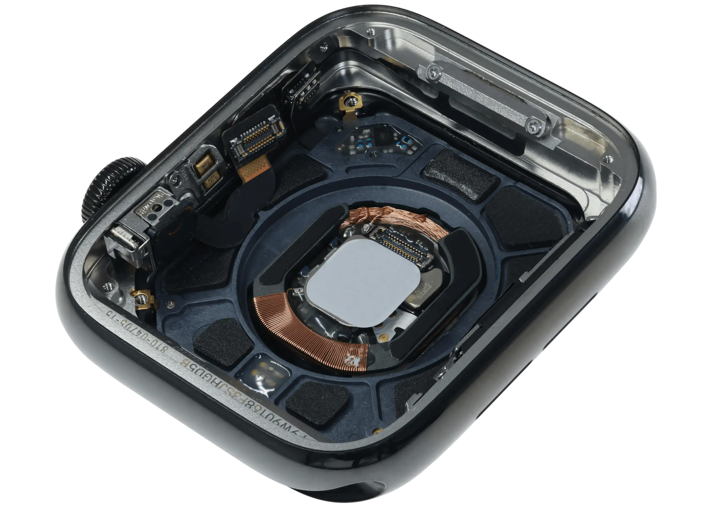 Housing Assembly Compatible For Watch Series 4 (44MM) (Used OEM Pull: Grade A) (Stainless / Space Black)