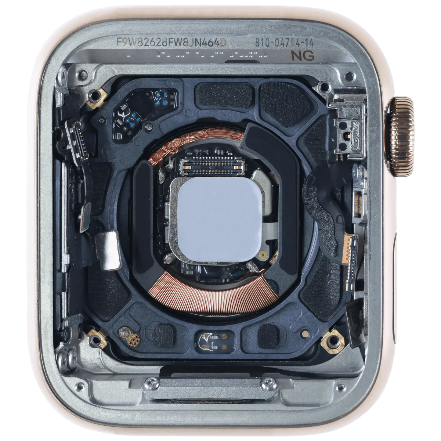 Housing Assembly Compatible For Watch Series 5 (40MM) (Used OEM Pull: Grade A) (Stainless / Gold)