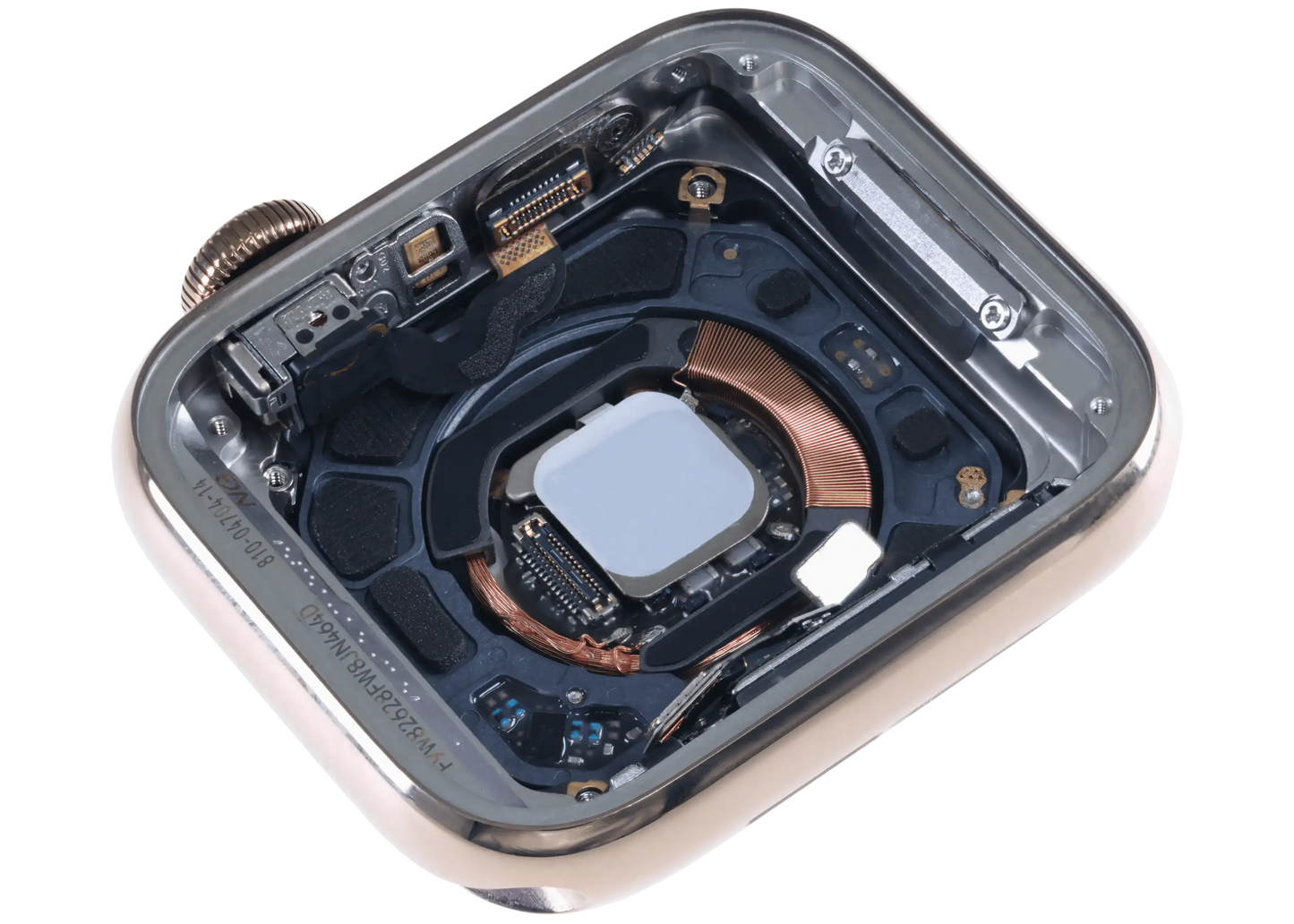 Housing Assembly Compatible For Watch Series 5 (40MM) (Used OEM Pull: Grade A) (Stainless / Gold)