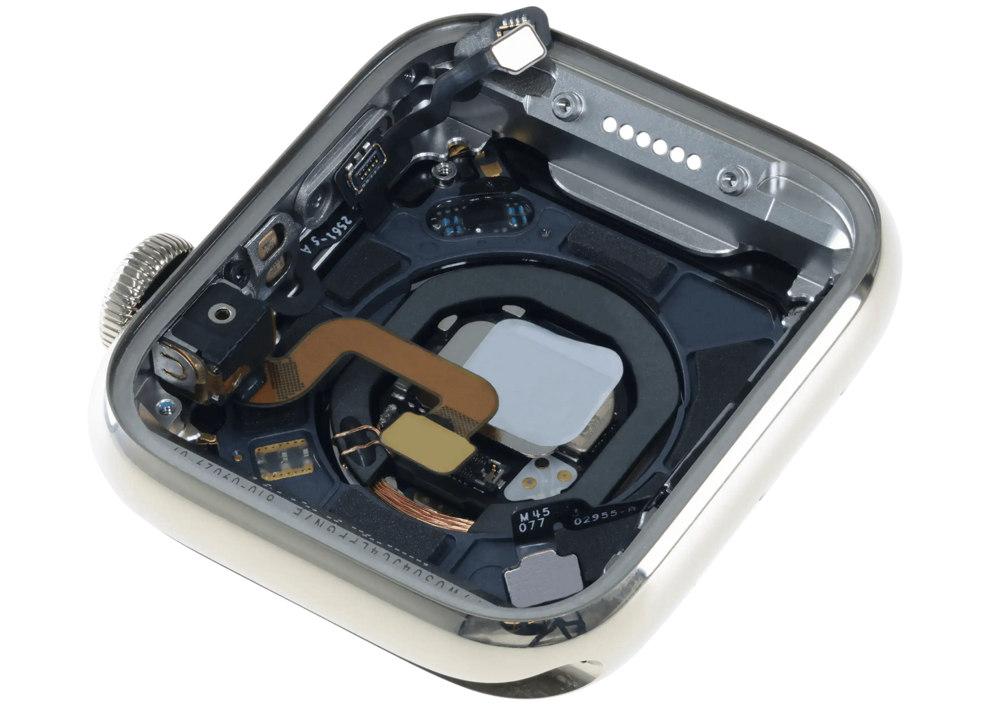 Housing Assembly Compatible For Watch Series 6 (40MM) (Used OEM Pull: Grade A) (Stainless / Gold)