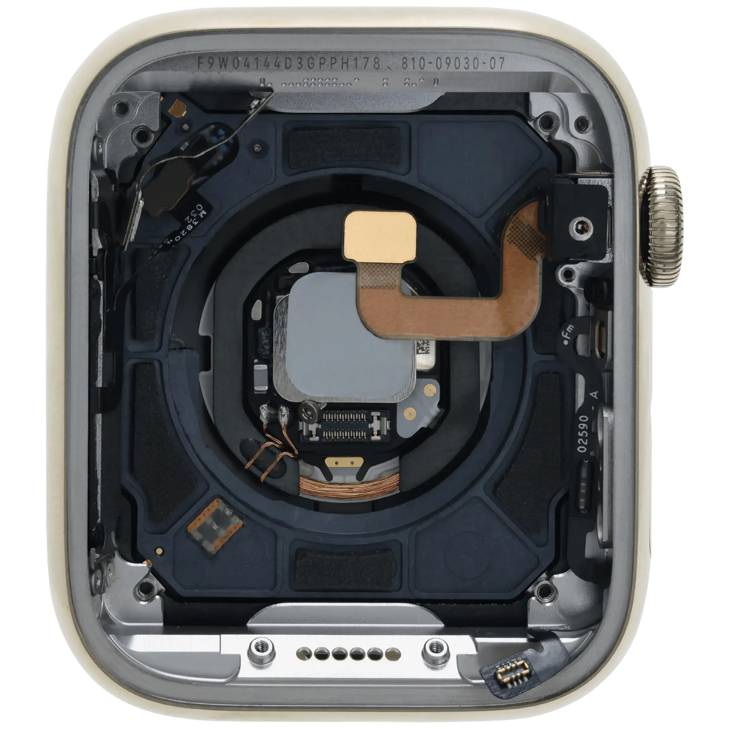 Housing Assembly Compatible For Watch Series 6 (44MM) (Used OEM Pull: Grade A) (Stainless / Gold)