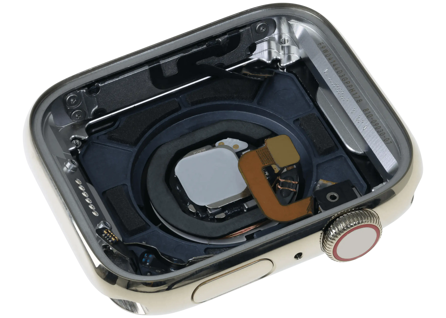 Housing Assembly Compatible For Watch Series 6 (44MM) (Used OEM Pull: Grade A) (Stainless / Gold)