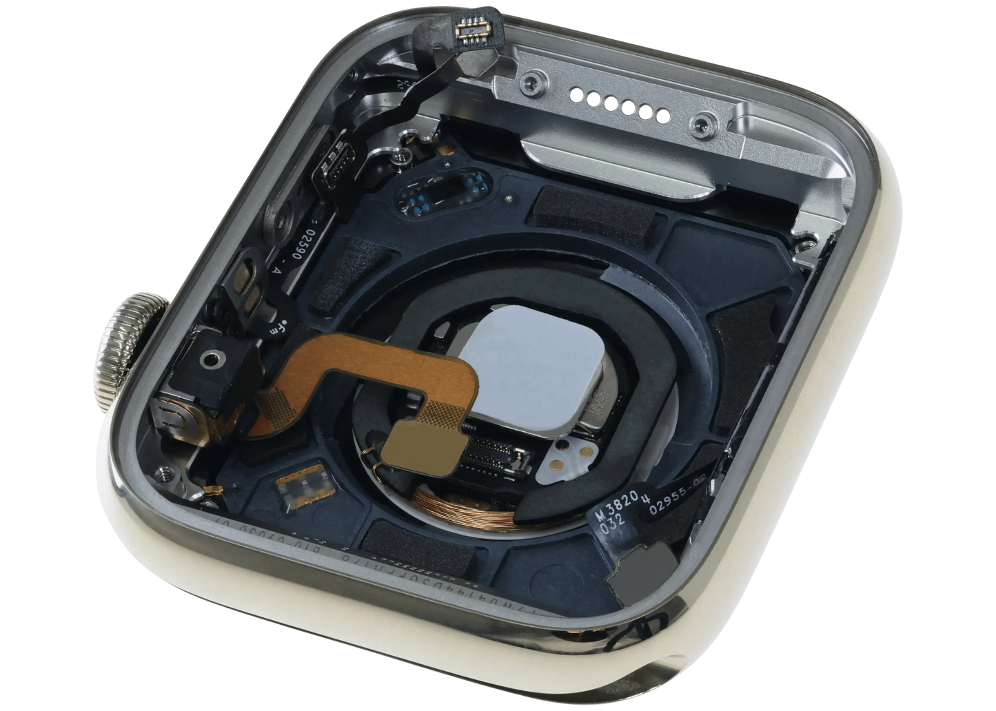 Housing Assembly Compatible For Watch Series 6 (44MM) (Used OEM Pull: Grade A) (Stainless / Gold)