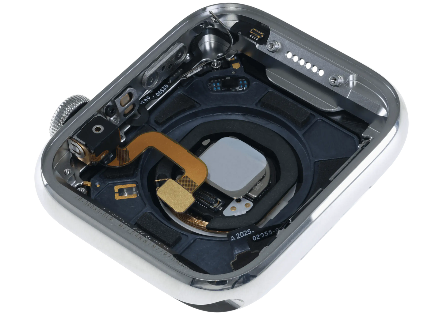 Housing Assembly Compatible For Watch Series 6 (44MM) (Used OEM Pull: Grade A) (Stainless / Silver)
