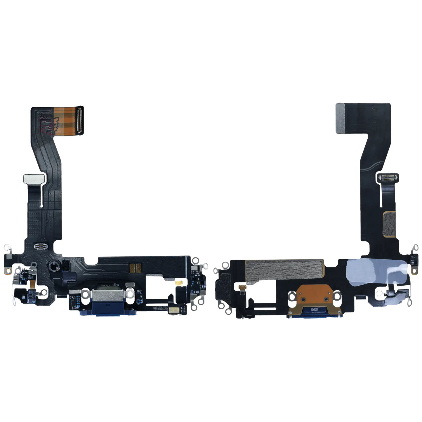 Charging Port Flex Cable For iPhone 12 (Used OEM Pull) (Blue)