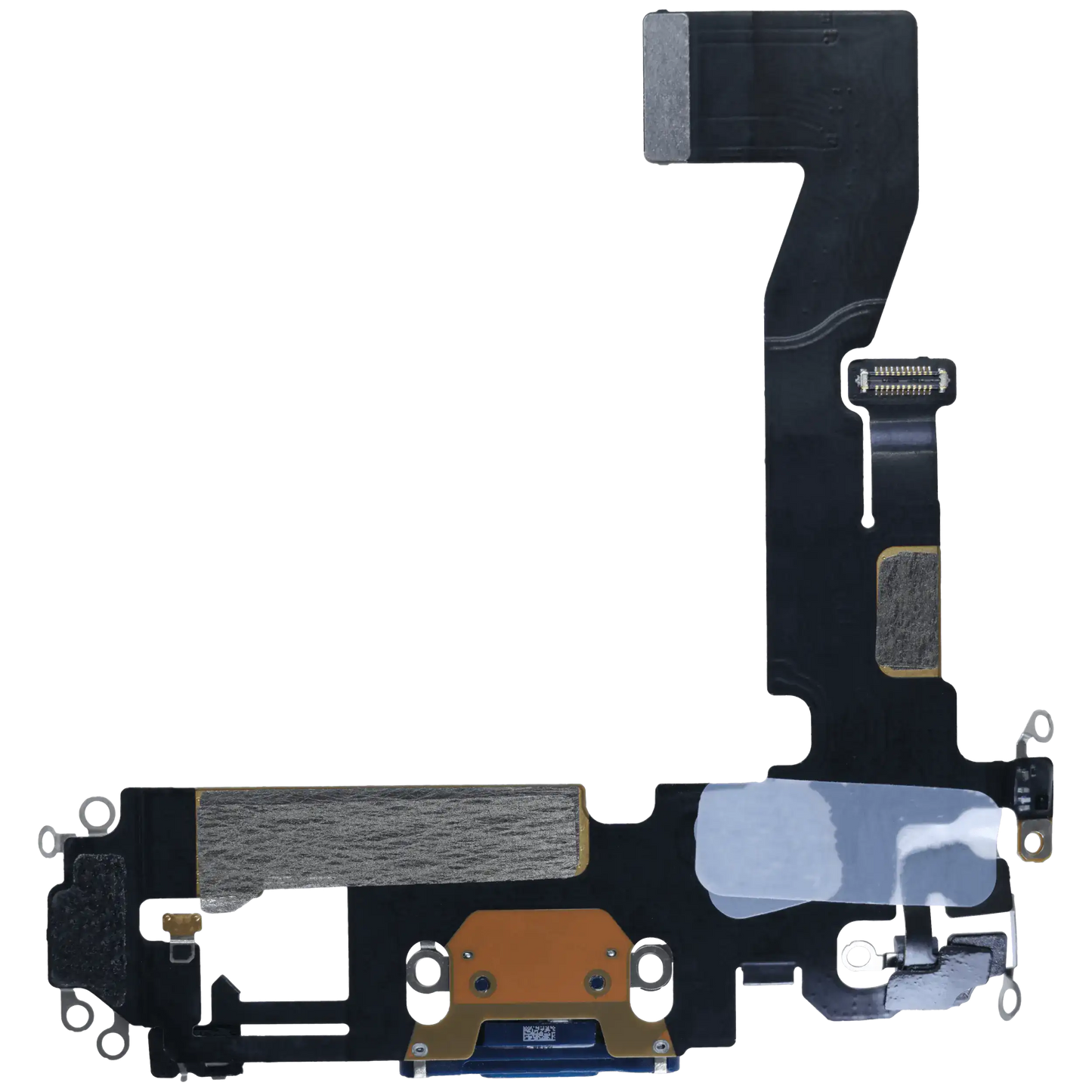Charging Port Flex Cable For iPhone 12 (Used OEM Pull) (Blue)