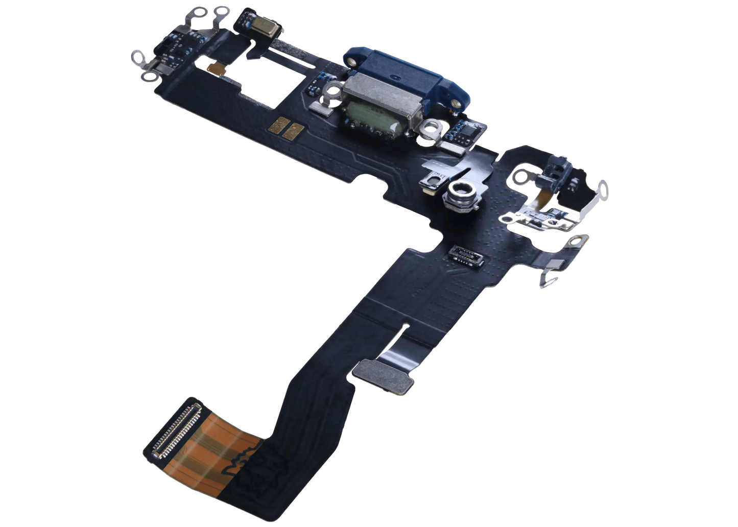 Charging Port Flex Cable For iPhone 12 (Used OEM Pull) (Blue)