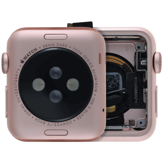 Housing Assembly Compatible For Watch Series 1 (38MM) (Used OEM Pull: Grade A) (Stainless / Rose Gold)