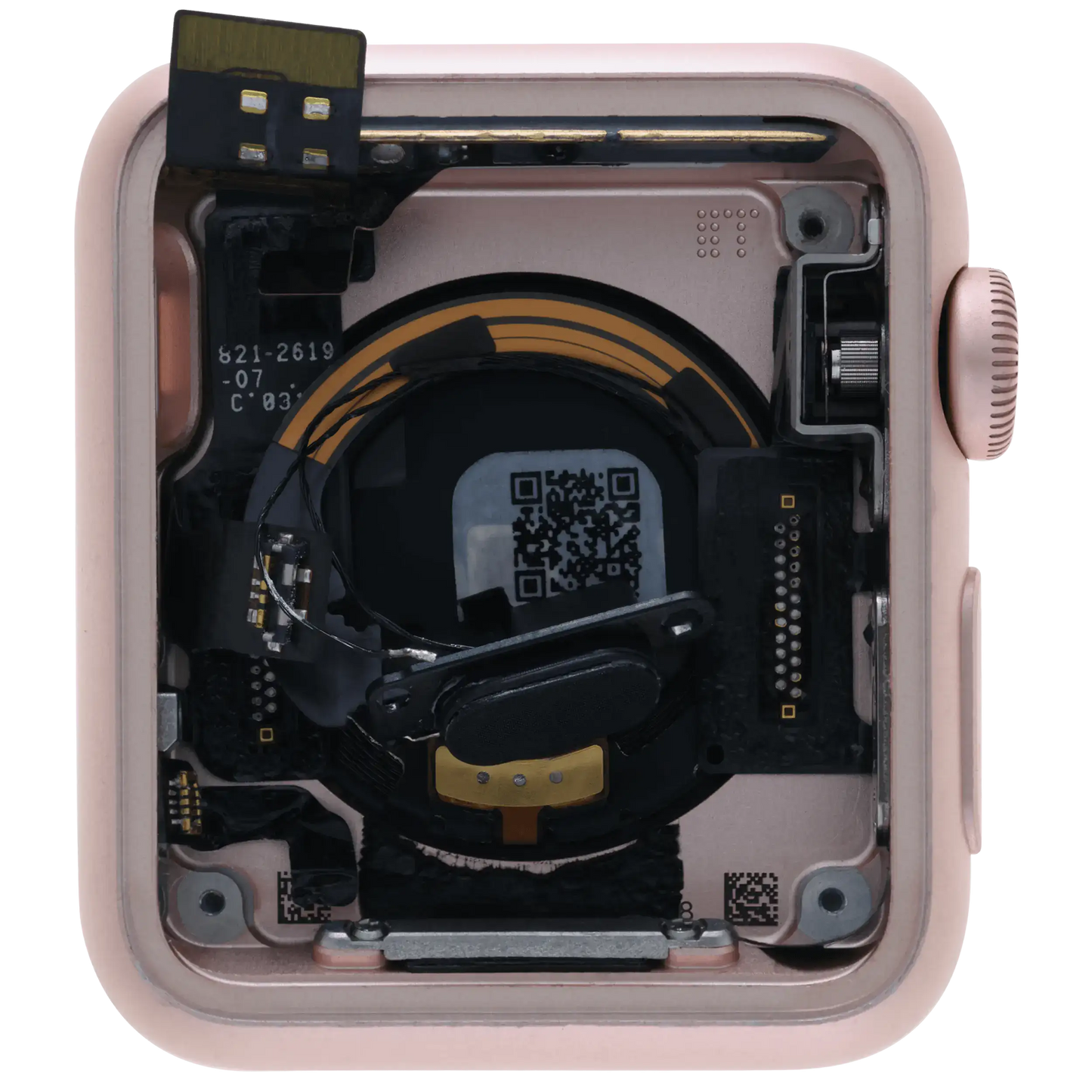 Housing Assembly Compatible For Watch Series 1 (38MM) (Used OEM Pull: Grade A) (Stainless / Rose Gold)