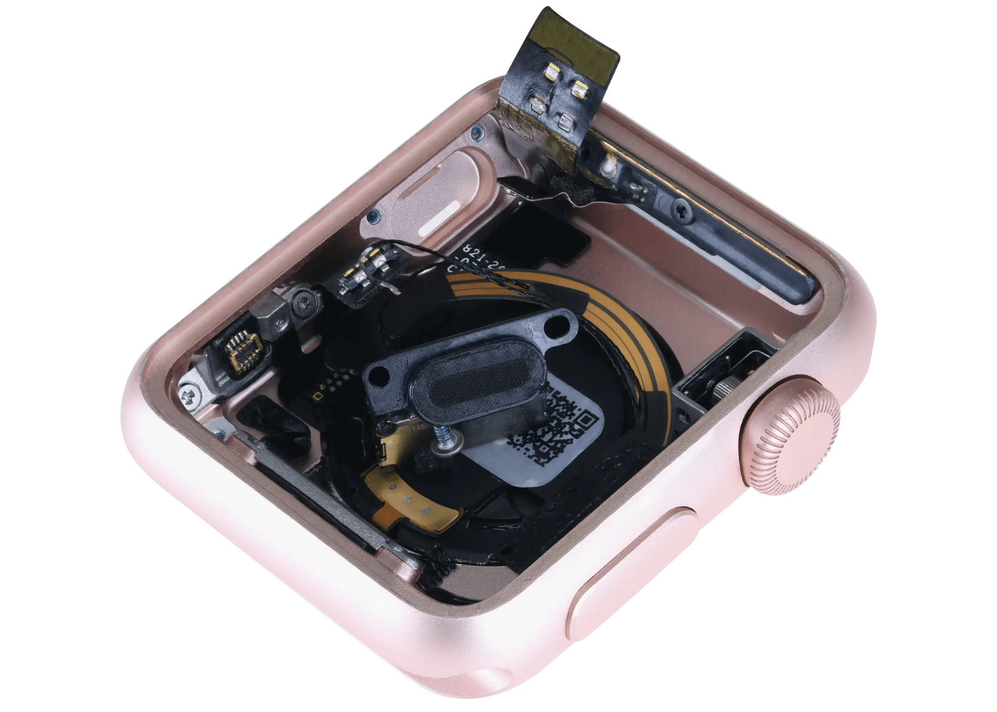 Housing Assembly Compatible For Watch Series 1 (38MM) (Used OEM Pull: Grade A) (Stainless / Rose Gold)