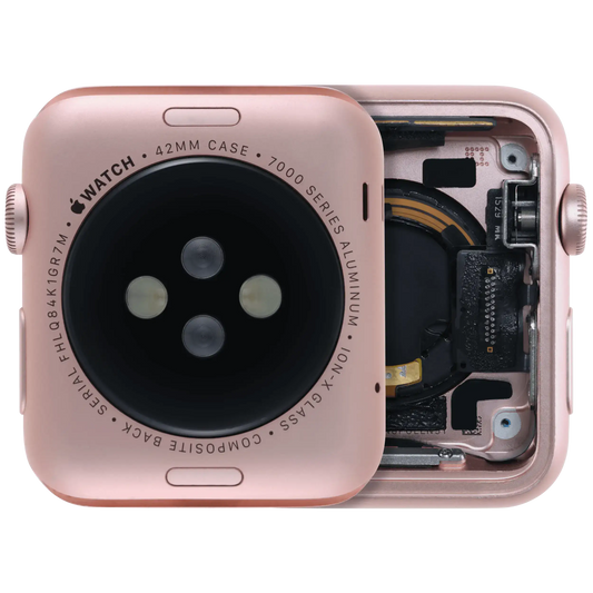 Housing Assembly Compatible For Watch Series 1 (42MM) (Used OEM Pull: Grade A) (Cellular Version) (Aluminum / Rose Gold)