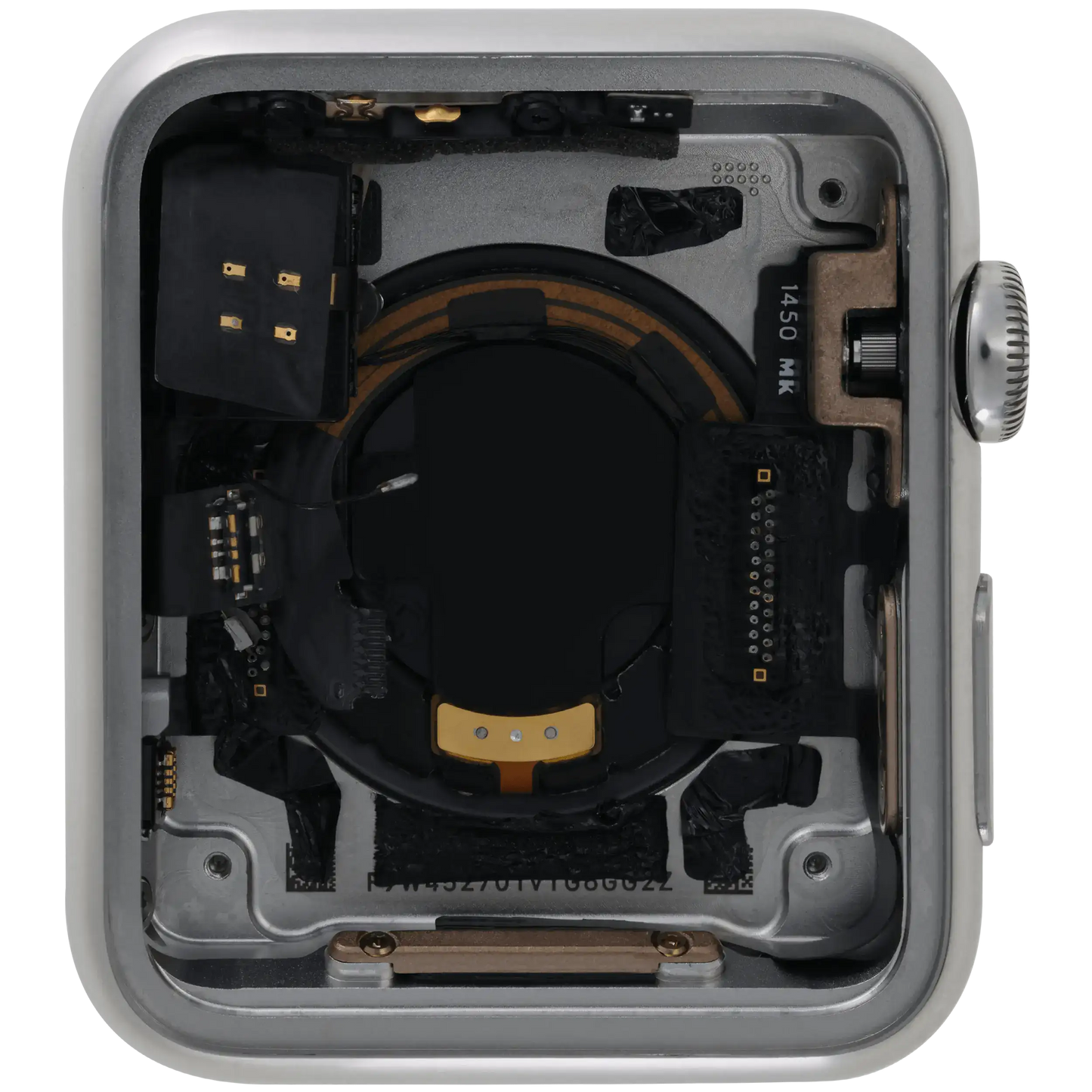 Housing Assembly Compatible For Watch Series 1 (42MM) (Used OEM Pull: Grade A) (Stainless / Silver)