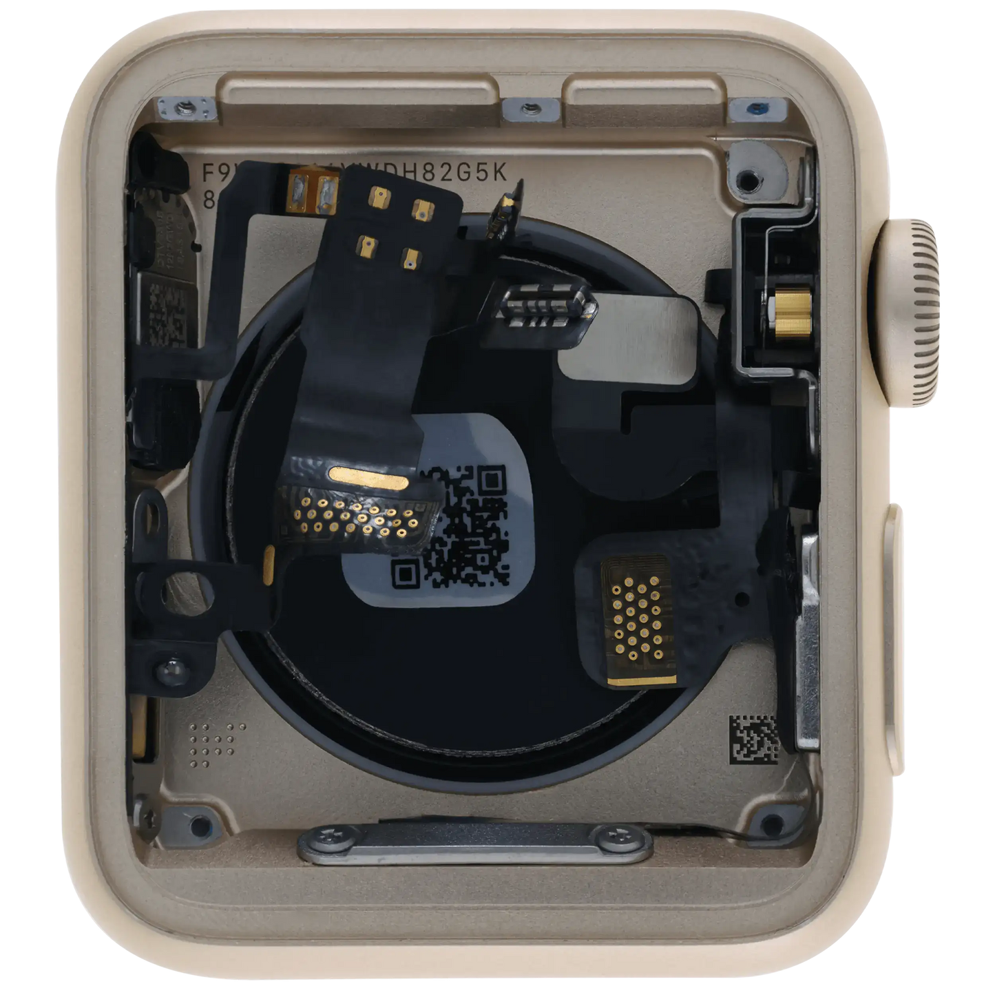 Housing Assembly Compatible For Watch Series 2 (38MM) (Used OEM Pull: Grade A) (Cellular Version) (Aluminum / Gold)
