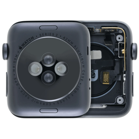 Housing Assembly Compatible For Watch Series 2 (42MM) (Used OEM Pull: Grade A) (Cellular Version) (Aluminum / Space Black)