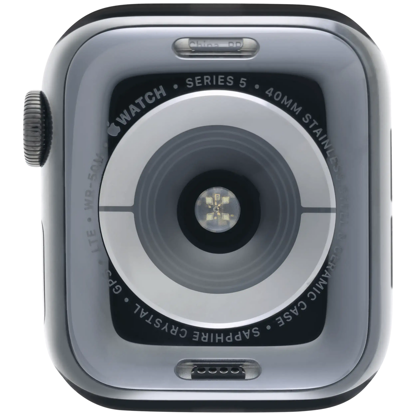 Housing Assembly Compatible For Watch Series 5 (40MM) (Used OEM Pull: Grade A) (Stainless / Space Black)