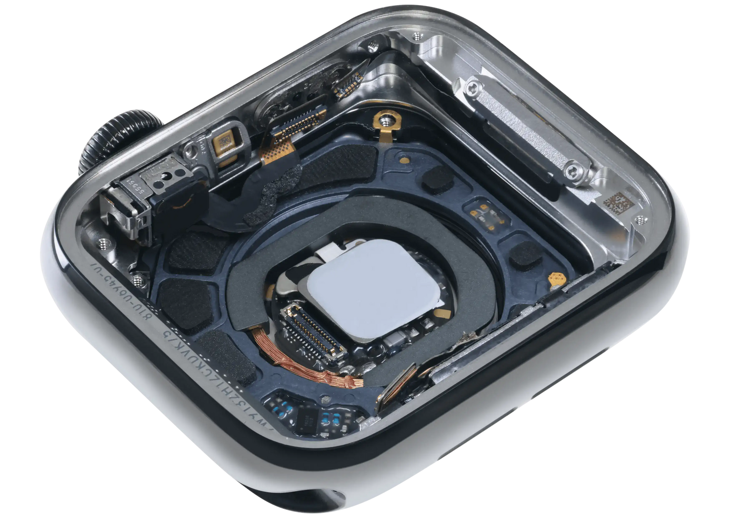 Housing Assembly Compatible For Watch Series 5 (40MM) (Used OEM Pull: Grade A) (Stainless / Space Black)