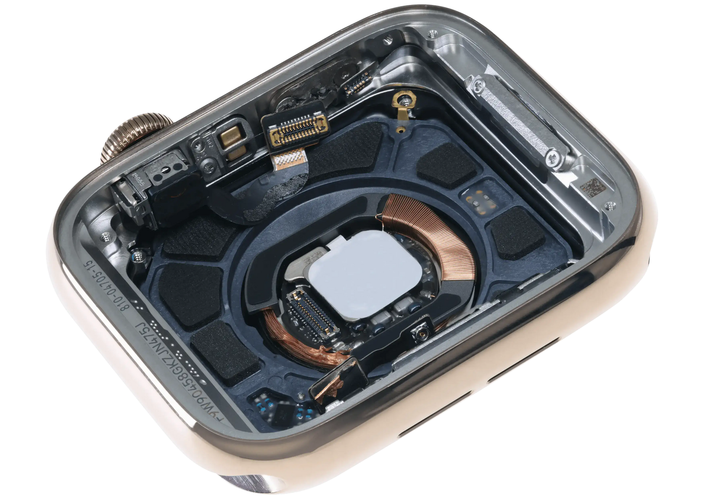 Housing Assembly Compatible For Watch Series 5 (44MM) (Used OEM Pull: Grade A) (Stainless / Gold)