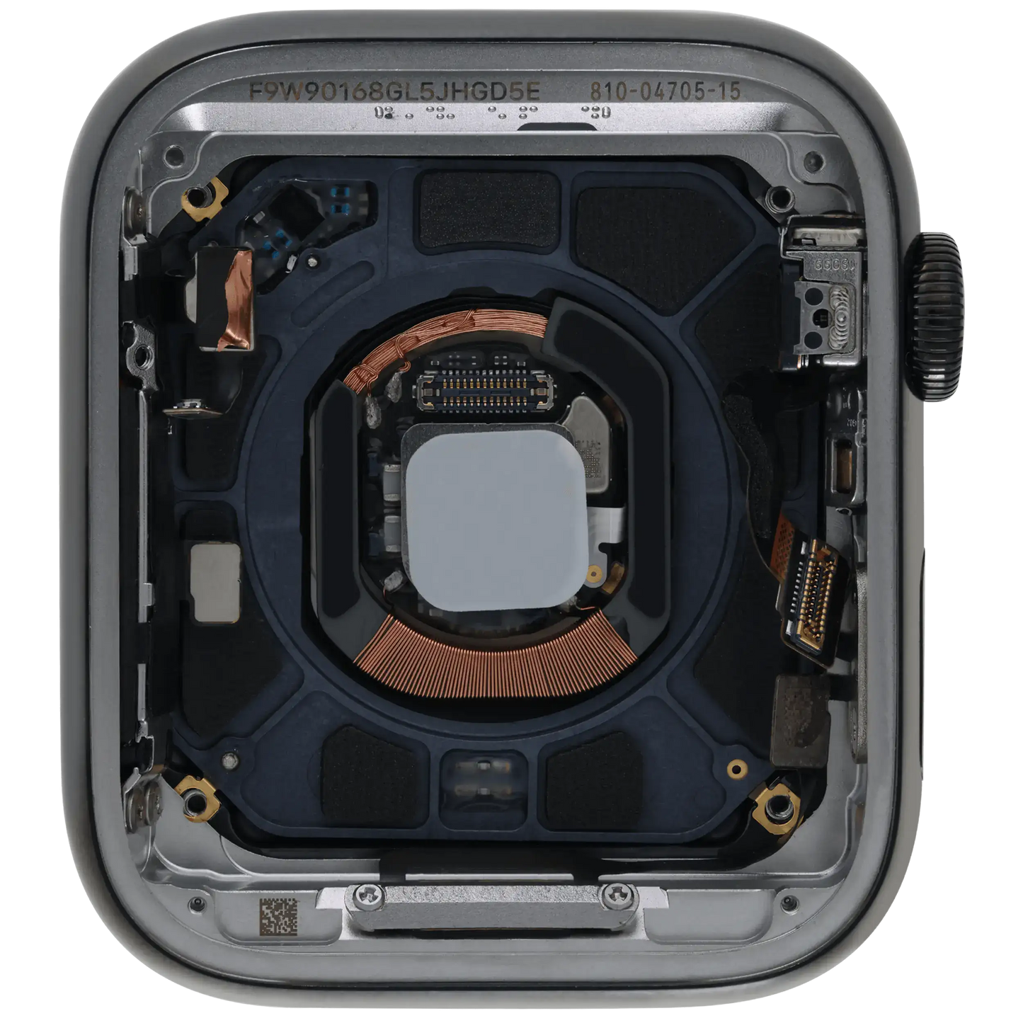 Housing Assembly Compatible For Watch Series 5 (44MM) (Used OEM Pull: Grade A) (Stainless / Space Black)