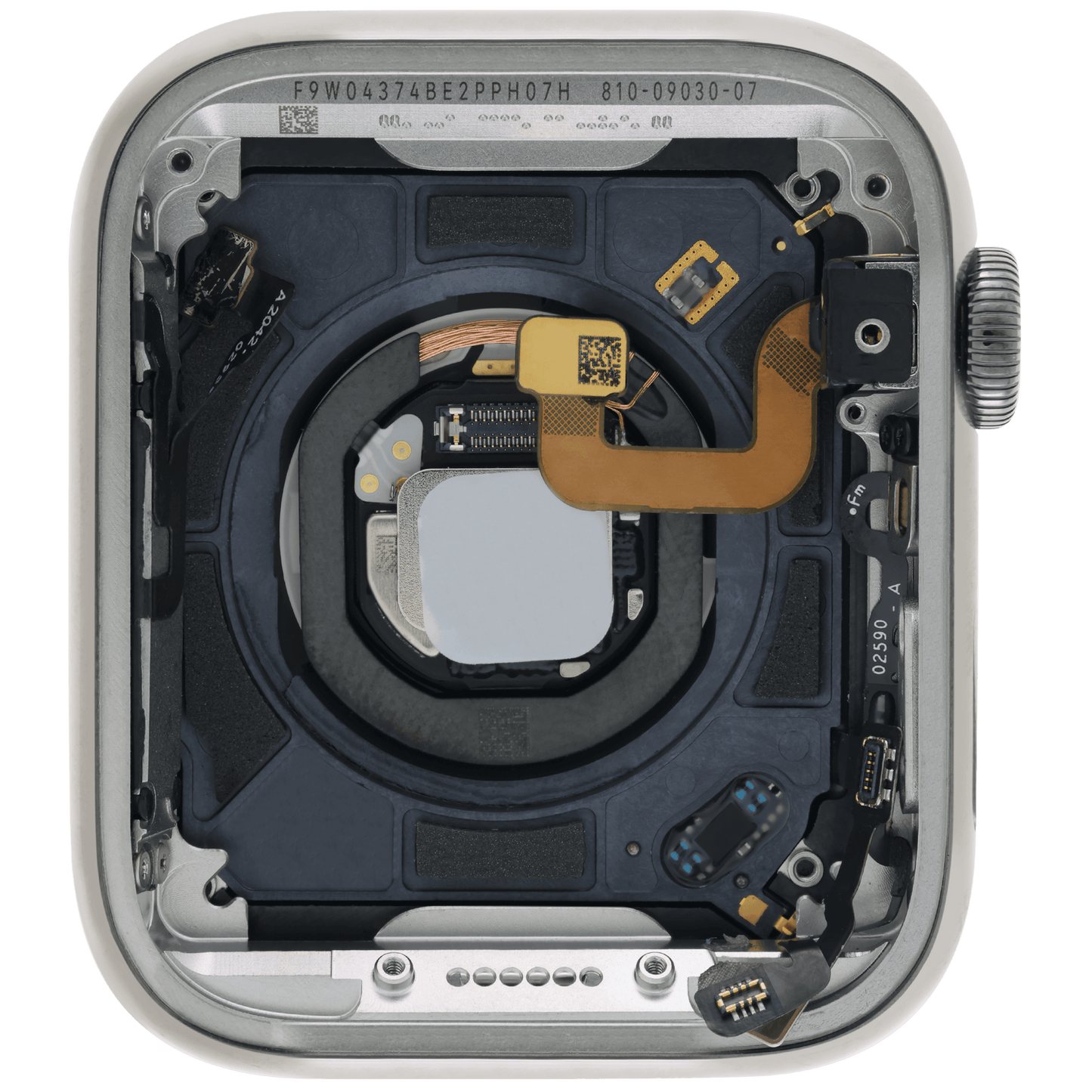 Housing Assembly Compatible For Watch Series 6 (44MM) (Used OEM Pull: Grade A) (Stainless / Space Black)
