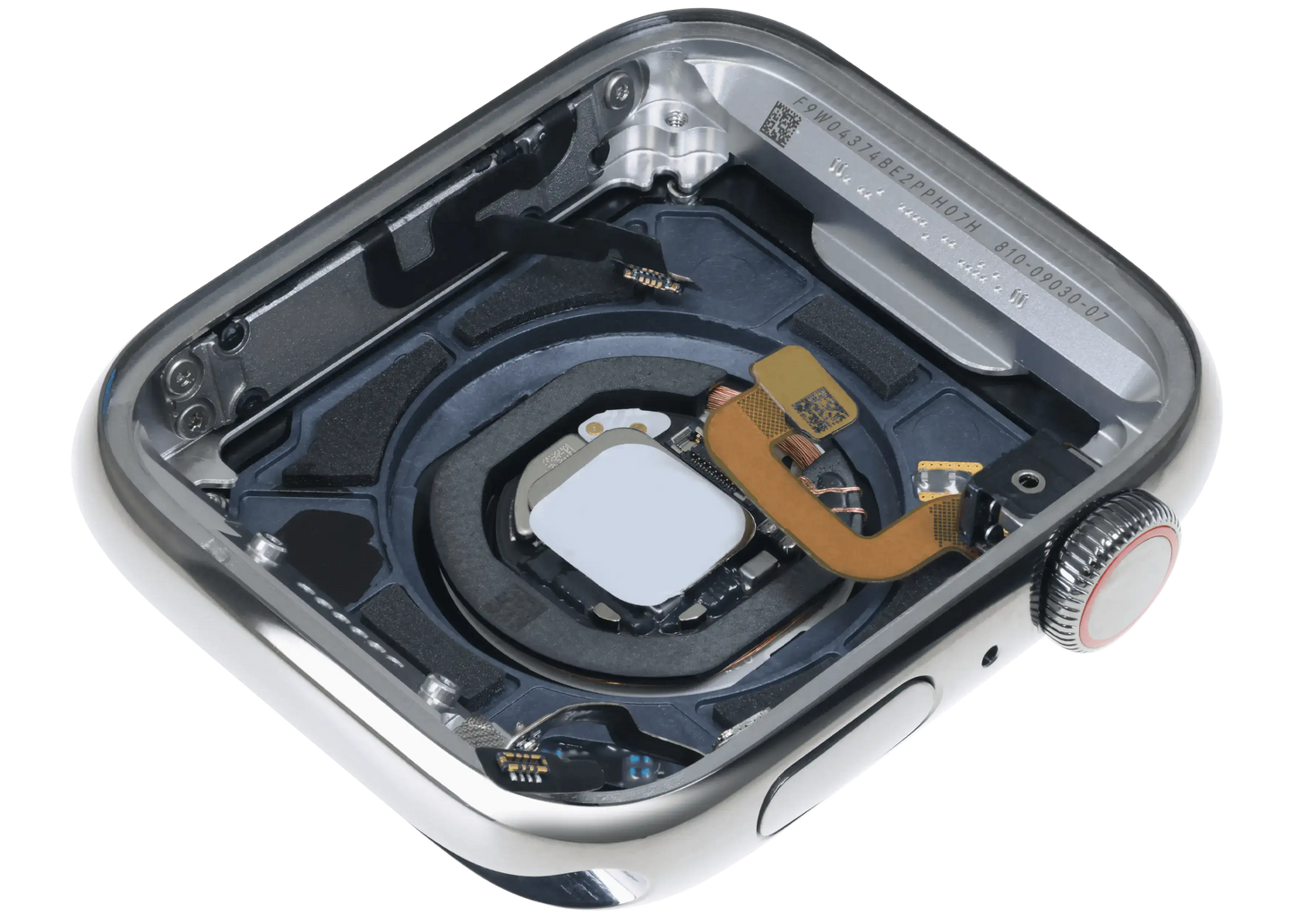 Housing Assembly Compatible For Watch Series 6 (44MM) (Used OEM Pull: Grade A) (Stainless / Space Black)