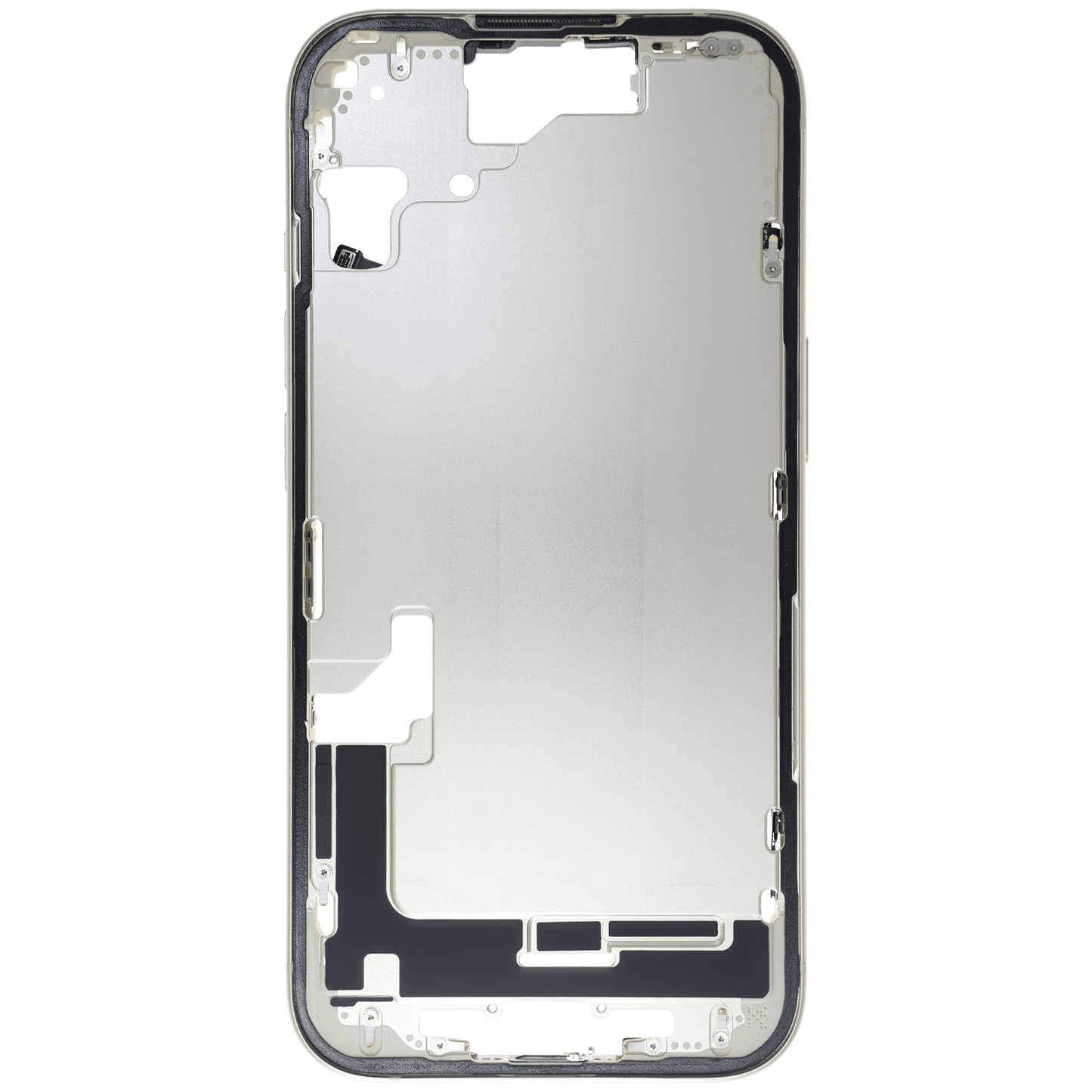 Mid-Frame Housing W/ Small Parts For iPhone 15 (US Version) (Used OEM Pull: Grade B) (Yellow)