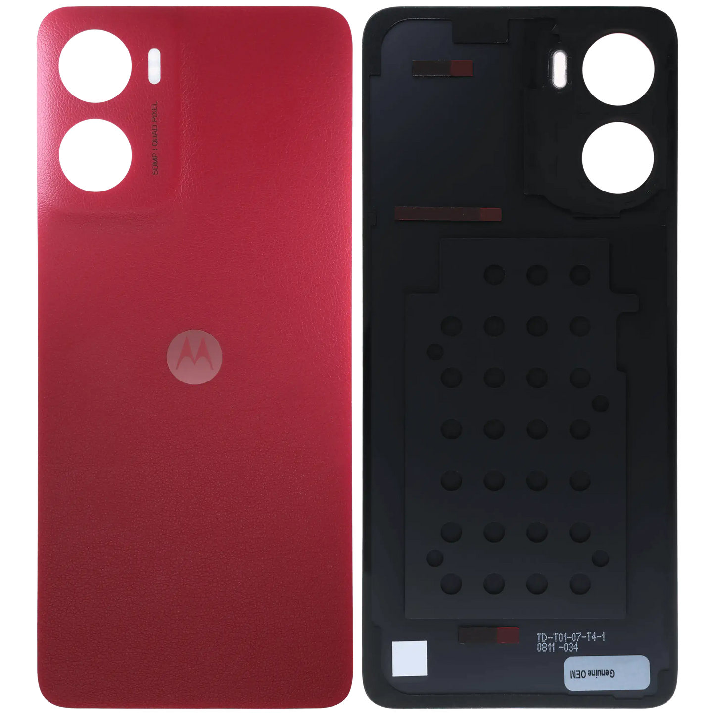 Back Cover Glass For Motorola Moto G05 (XT2523 /2025) (Genuine OEM) (Plum Red) replacement part SKU 107082546542 image 2