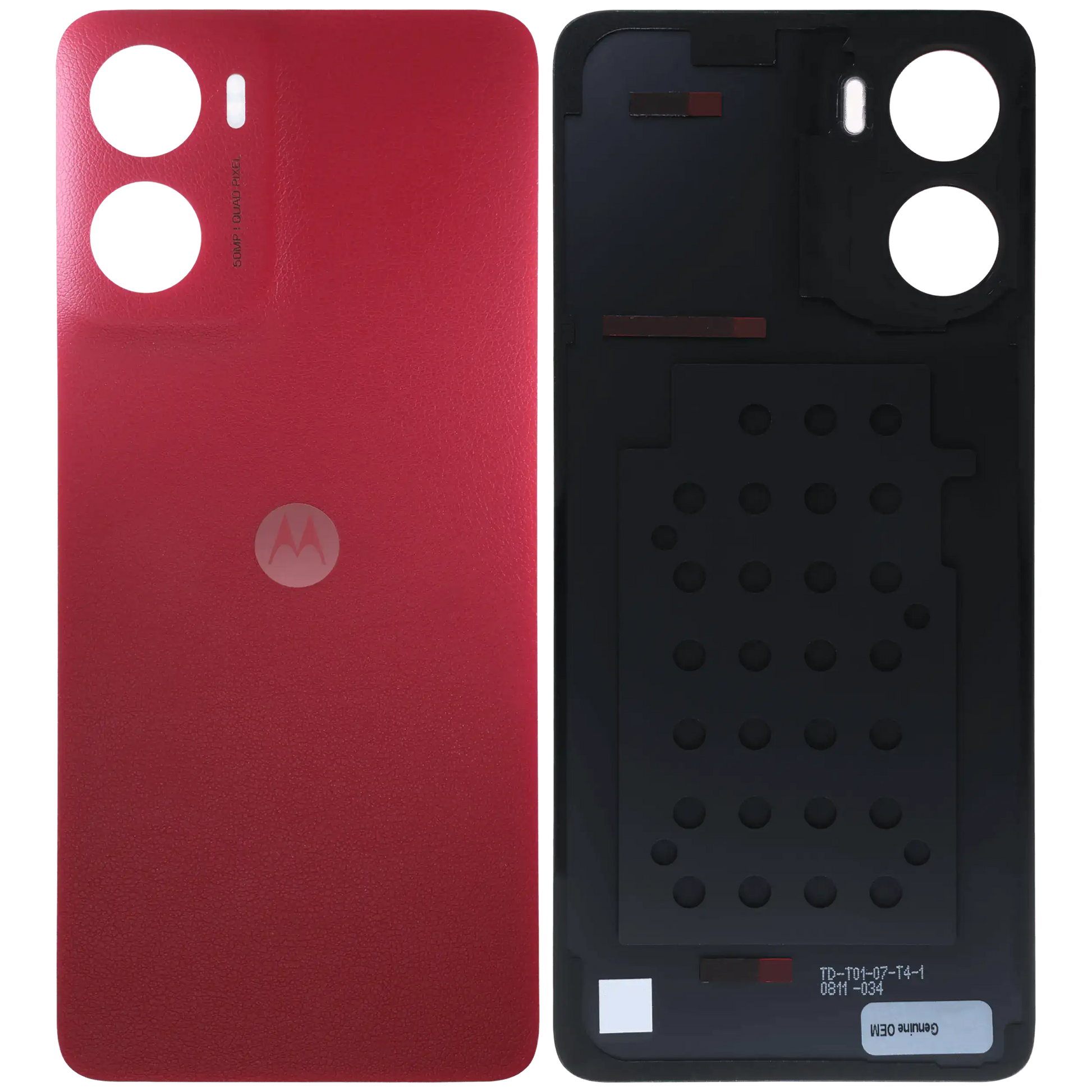 Back Cover Glass For Motorola Moto G05 (XT2523 /2025) (Genuine OEM) (Plum Red) replacement part SKU 107082546542 image 2