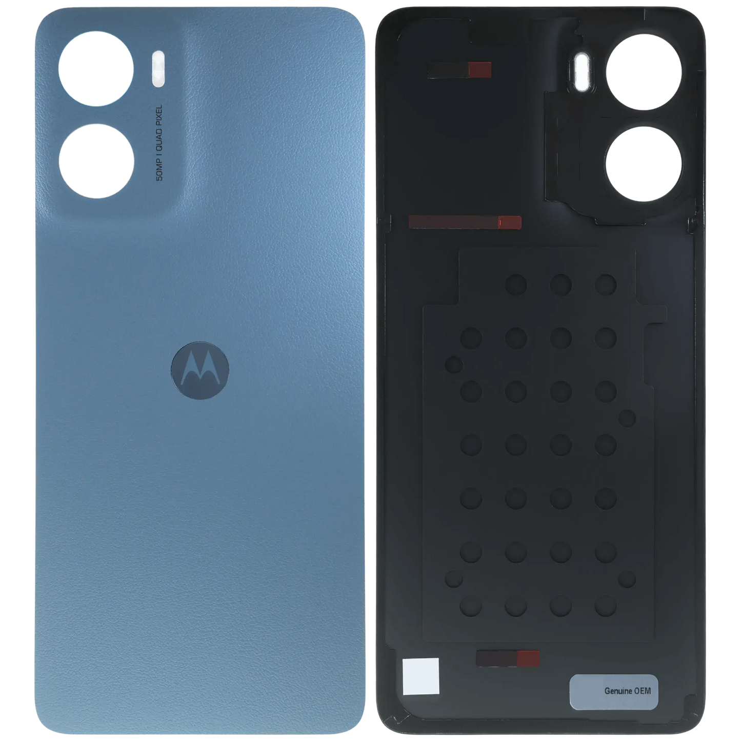 Back Cover Glass For Motorola Moto G05 (XT2523 /2025) (Genuine OEM) (Misty Blue) replacement part SKU 107082546545 image 2
