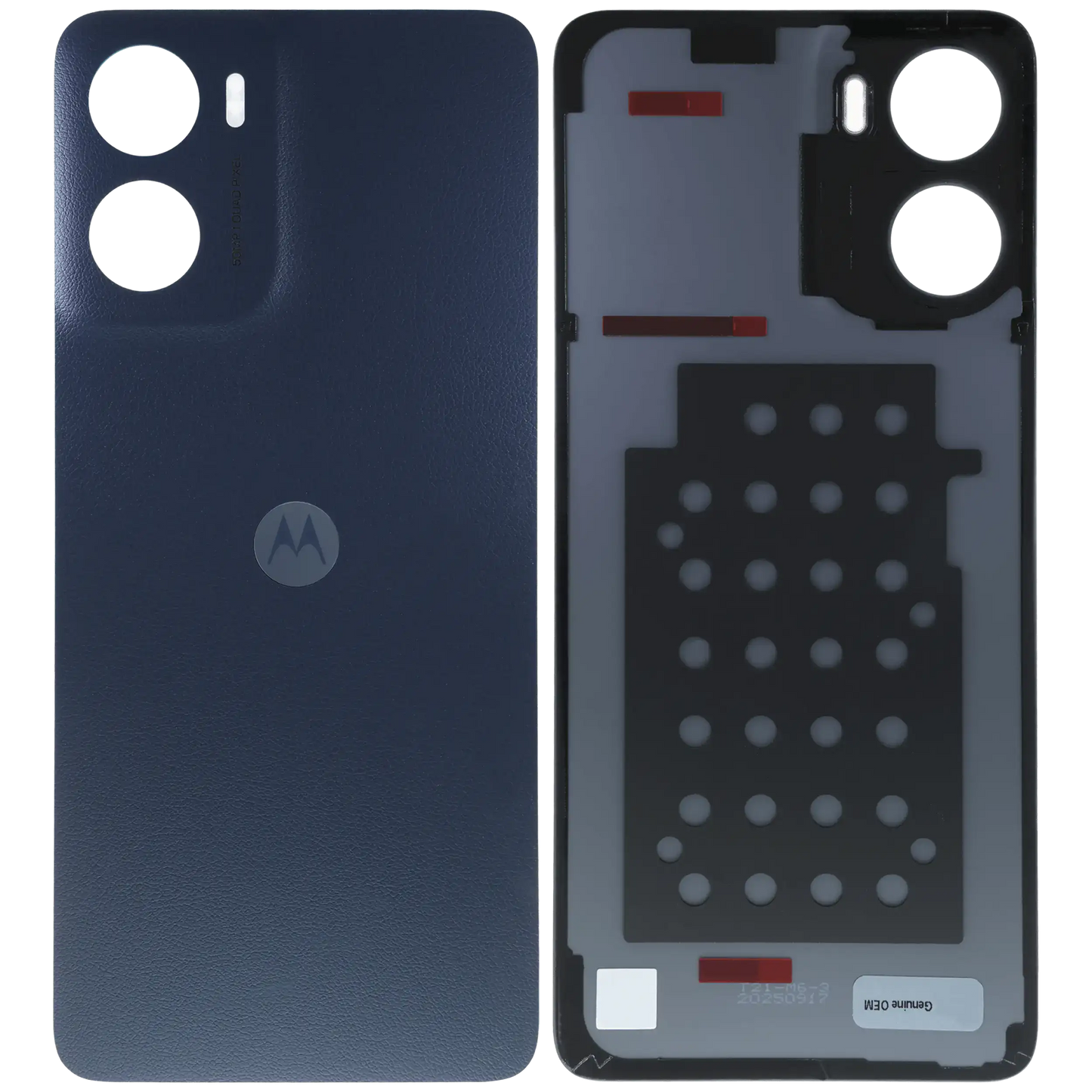 Back Cover Glass For Motorola Moto G05 (XT2523 /2025) (Genuine OEM) (Denim Blue) replacement part SKU 107082546546 image 2