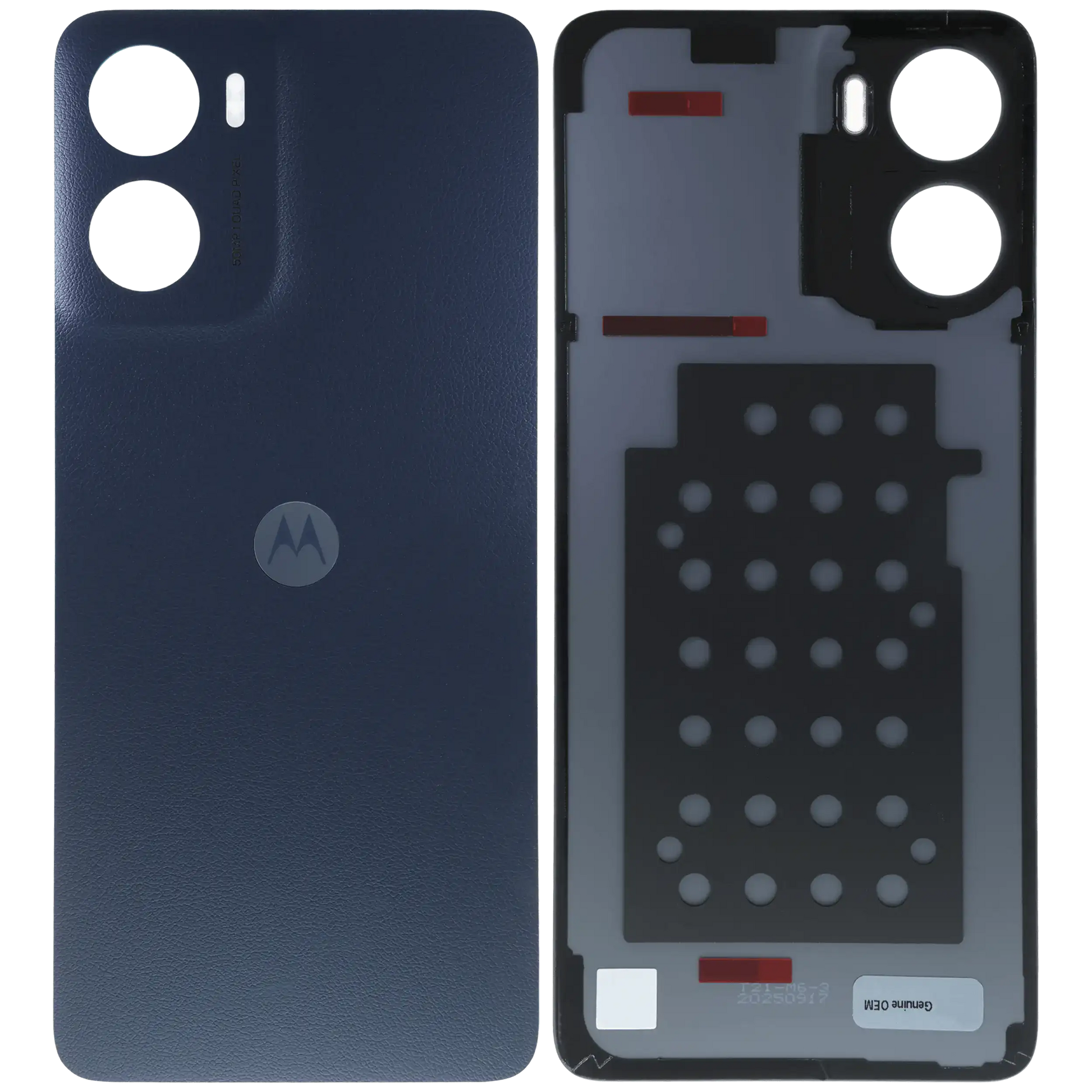 Back Cover Glass For Motorola Moto G05 (XT2523 /2025) (Genuine OEM) (Denim Blue) replacement part SKU 107082546546 image 2