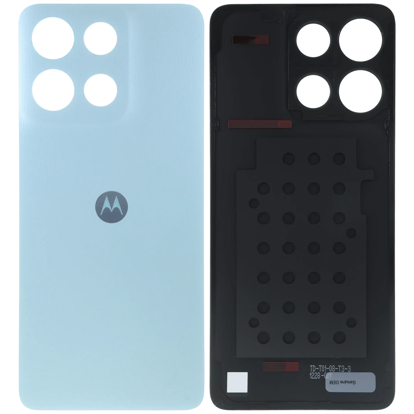 Back Cover Glass For Motorola Moto G15 (XT2521 /2025) (Genuine OEM) (Sea Blue) replacement part SKU 107082546588 image 2