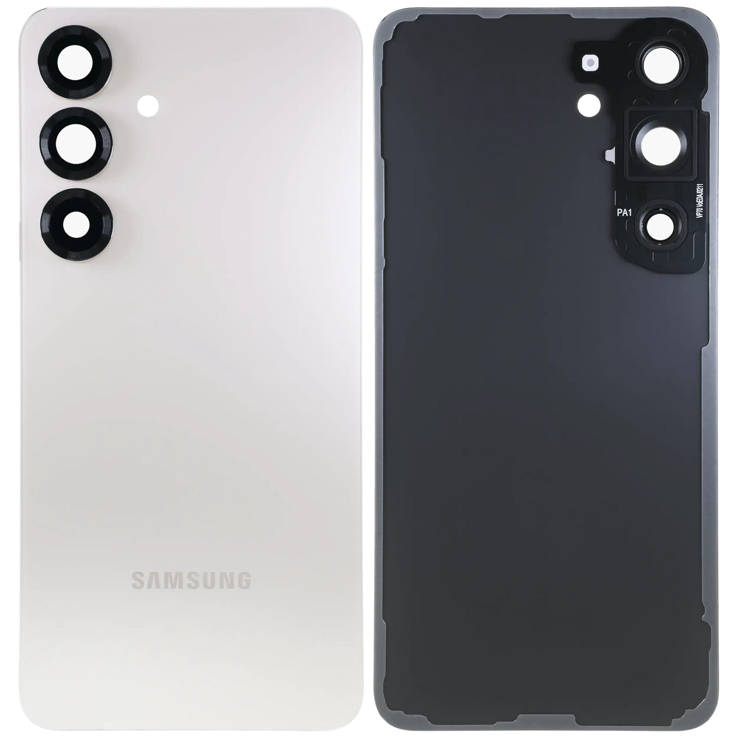 Back Cover Glass With Camera Lens For Samsung Galaxy S25 5G (Service Pack) (Pink Gold)