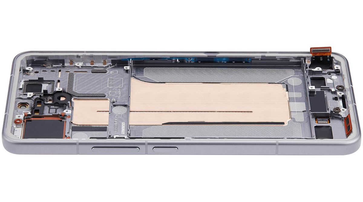 OLED Assembly With Frame For Xiaomi 15 Pro (Refurbished) (Black) – replacement component detailed view – OLED Display Replacement for phone repair