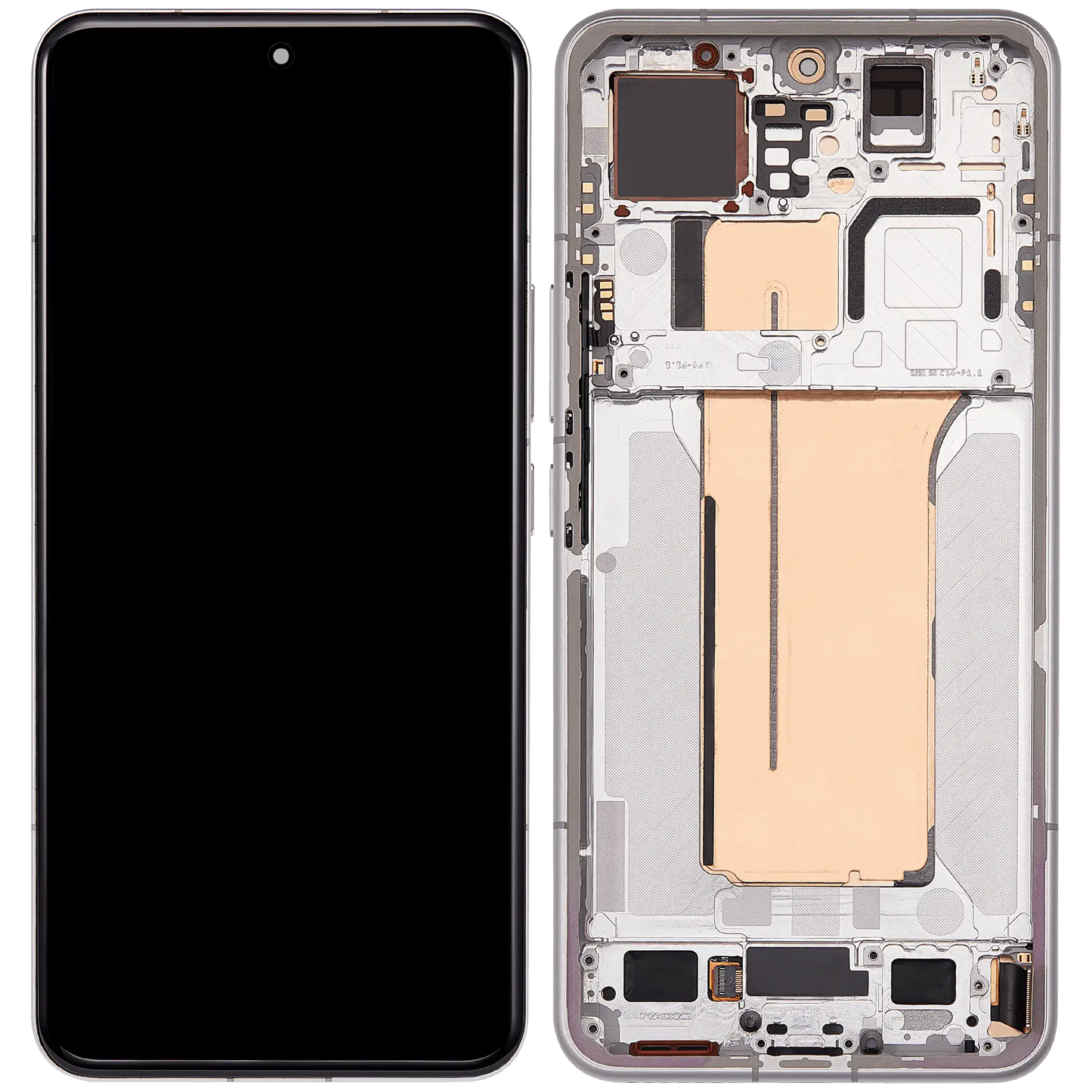 OLED Assembly With Frame For Xiaomi 15 Pro (Refurbished) (White) – repair part compatibility view – OLED Display Replacement for phone repair