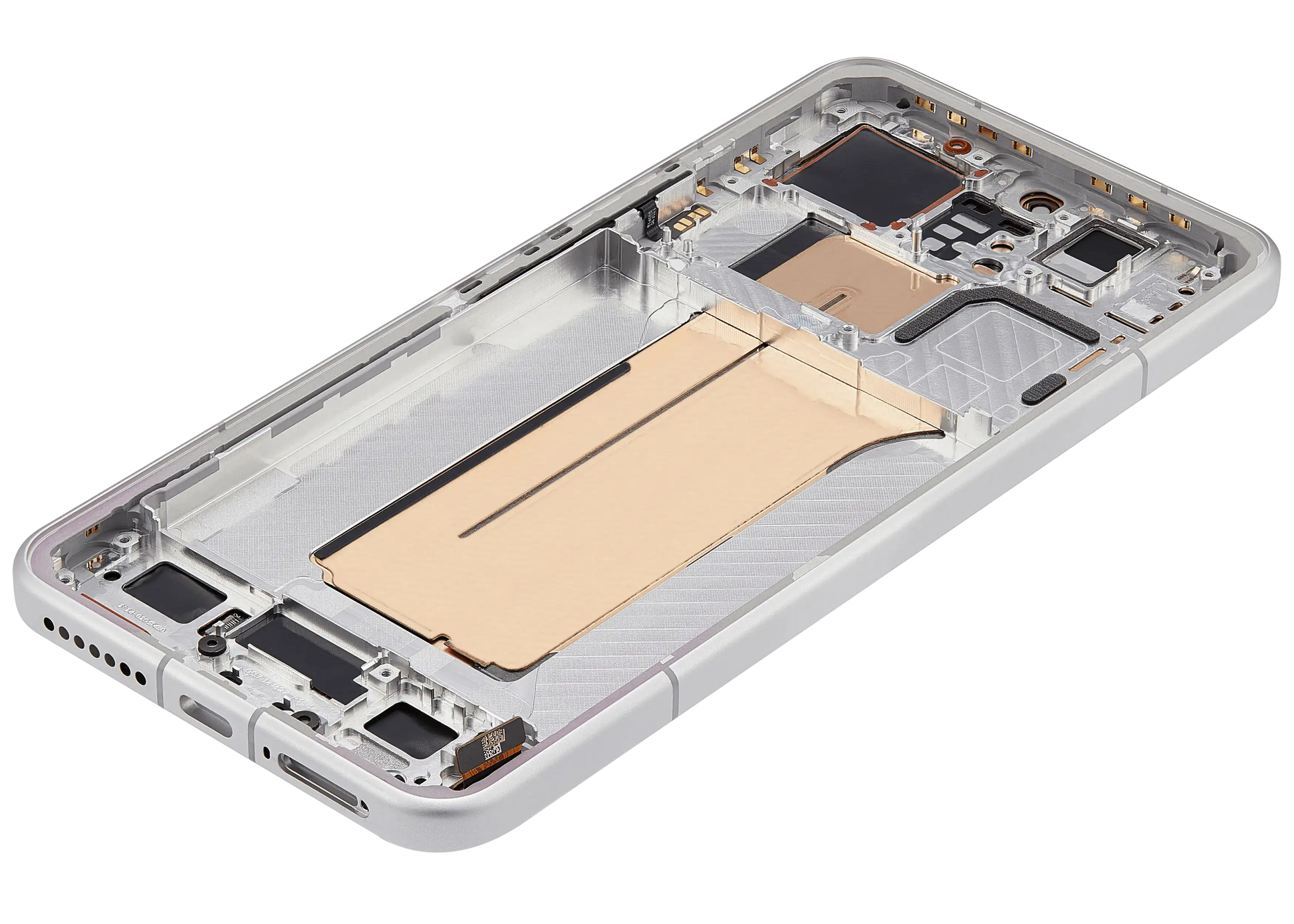 OLED Assembly With Frame For Xiaomi 15 Pro (Refurbished) (White) – repair component detail view – OLED Display Replacement for phone repair
