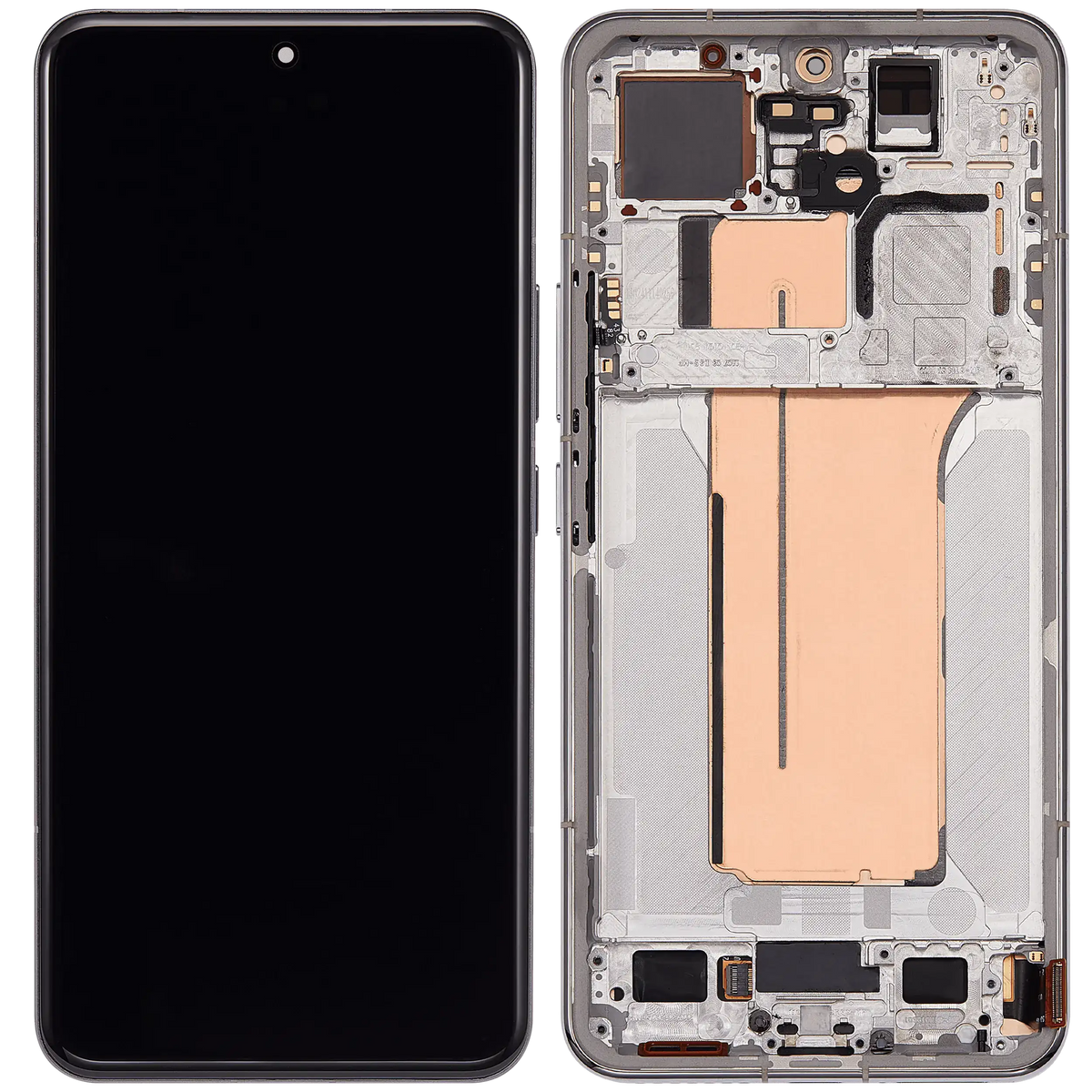 OLED Assembly With Frame For Xiaomi 15 Pro (Refurbished) (Silver) – repair part compatibility view – OLED Display Replacement for phone repair