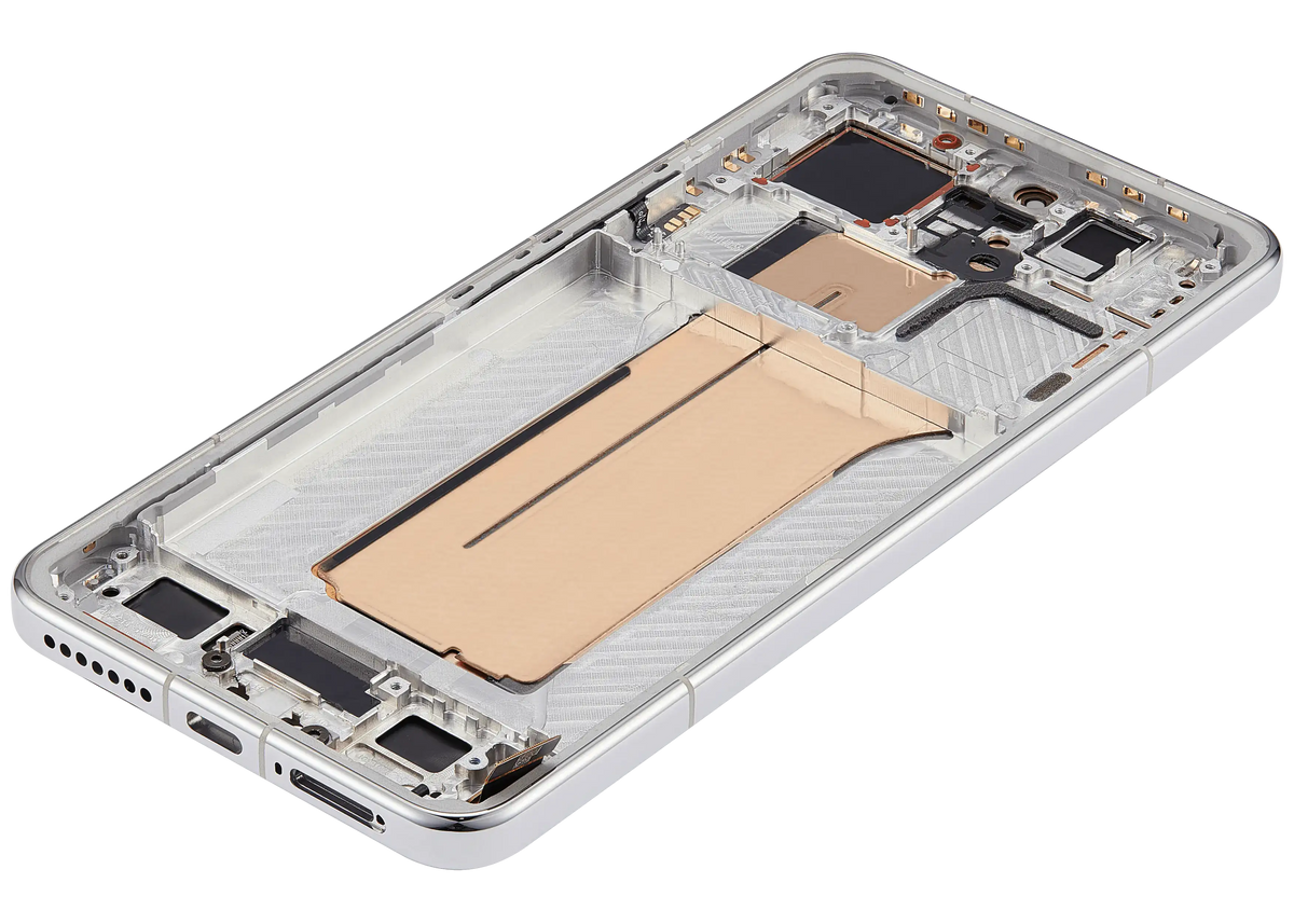 OLED Assembly With Frame For Xiaomi 15 Pro (Refurbished) (Silver) – repair component detail view – OLED Display Replacement for phone repair