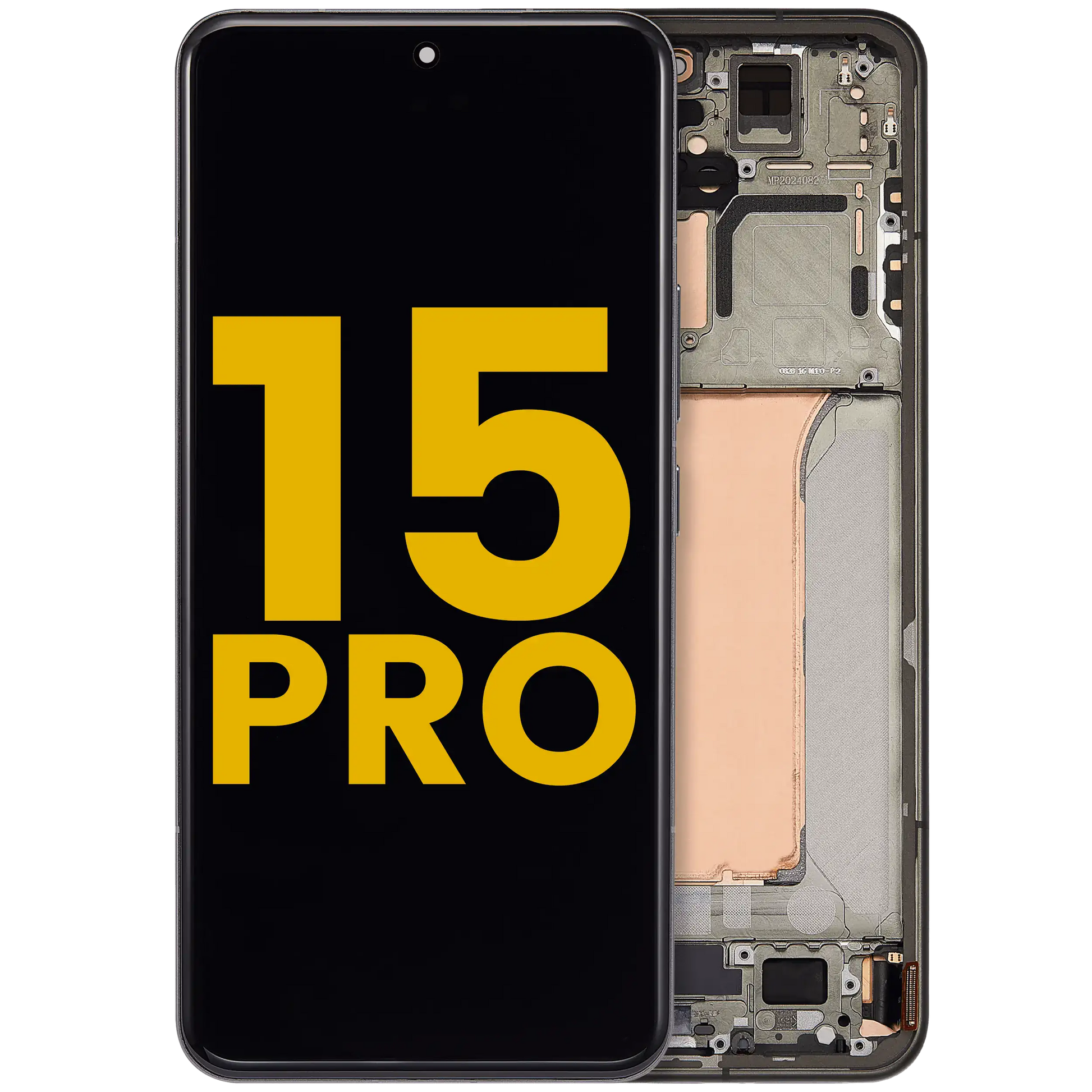 OLED Assembly With Frame For Xiaomi 15 Pro (Refurbished) (Green) – replacement part product view – OLED Display Replacement for phone repair