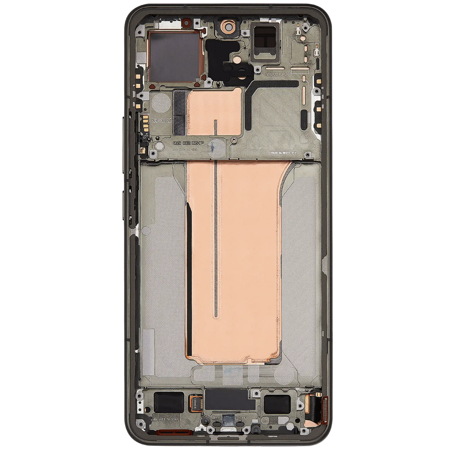 OLED Assembly With Frame For Xiaomi 15 Pro (Refurbished) (Green) – technician repair part view – OLED Display Replacement for phone repair